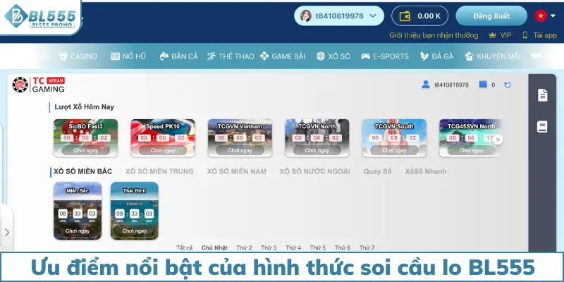 Ưu điểm nổi bật của hình thức soi cầu lô BL555